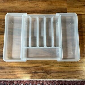 Frosted Plastic Storage Organizer